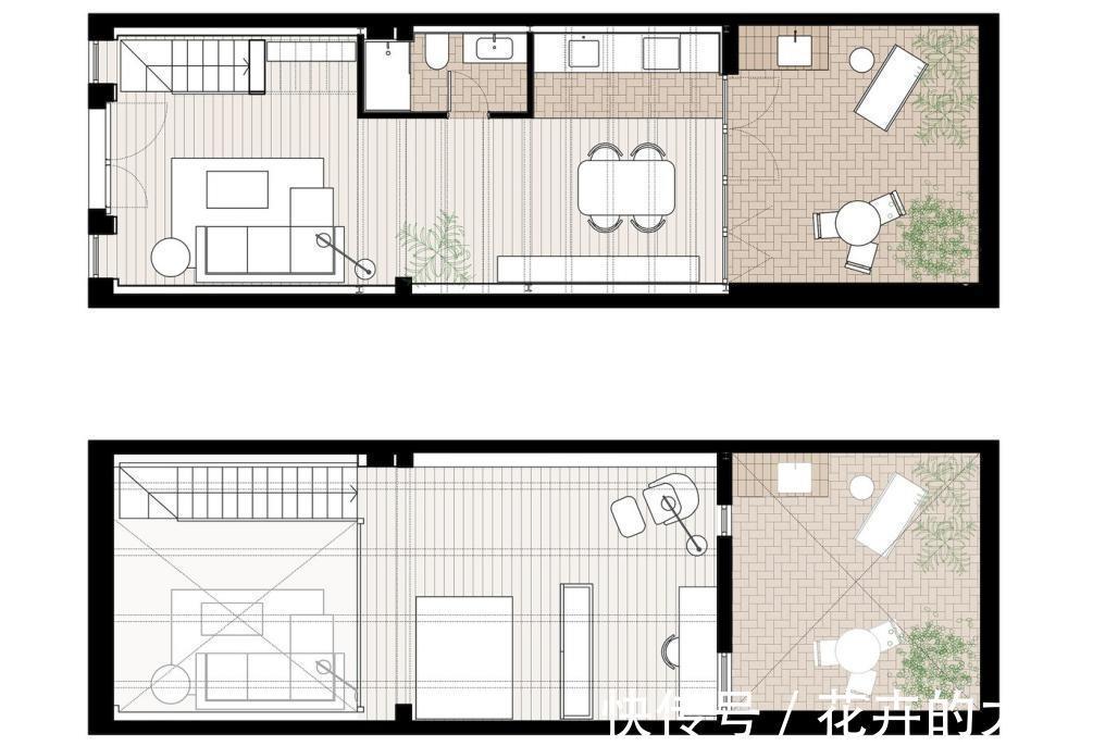 农家小院|改造69㎡瓦房，搭建楼板变2层“别墅”，后院一捯饬别有一番风景