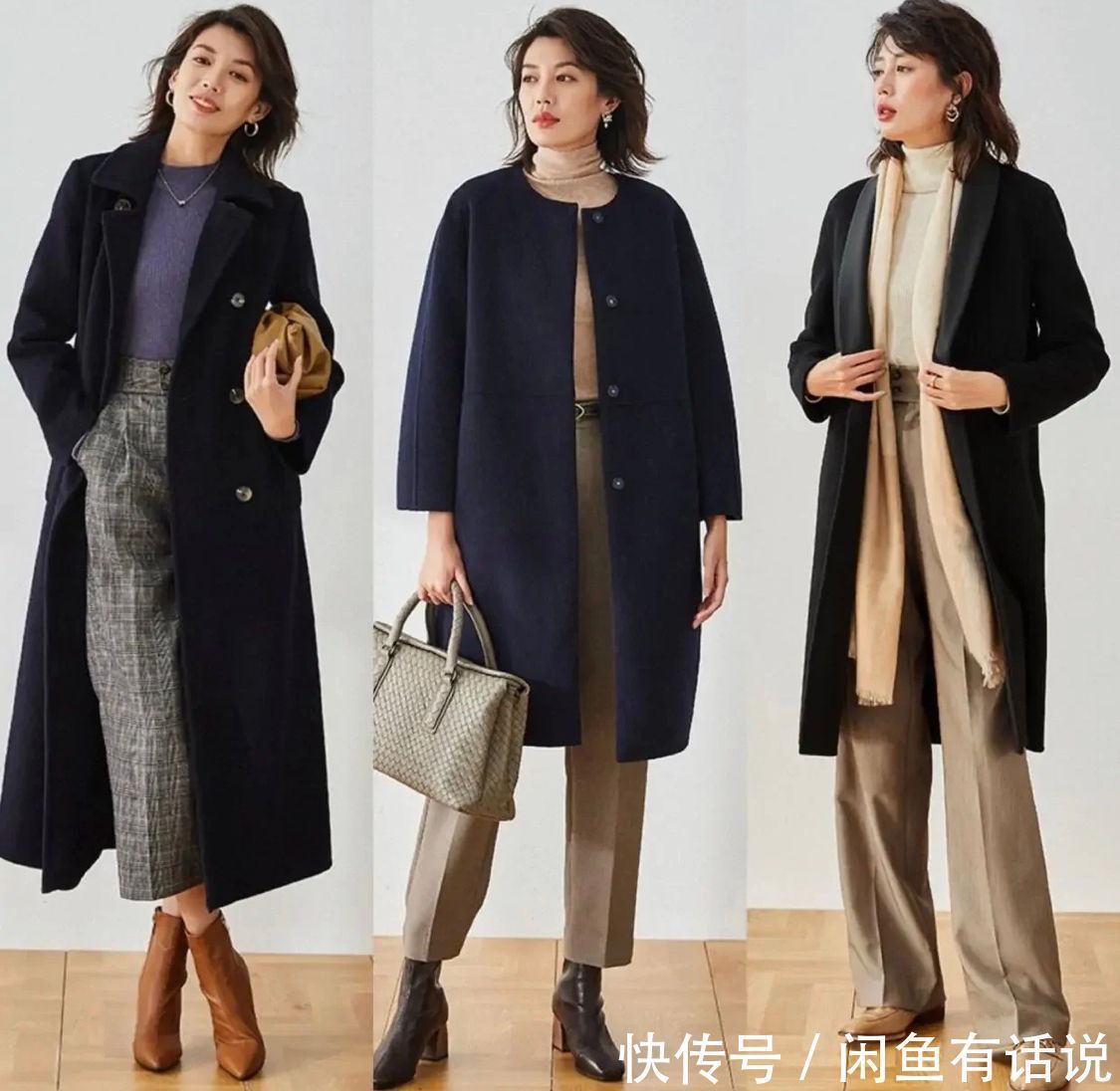 大衣|45岁女人想摆脱“大妈感”，学阿姨博主的大衣穿搭，做优雅贵妇