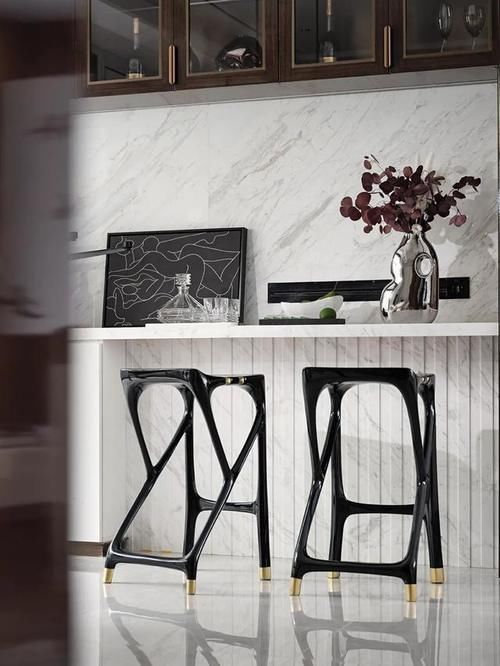 古典|有一种轻奢风,叫做新中式,178㎡古典之居,入户轻奢又典雅!