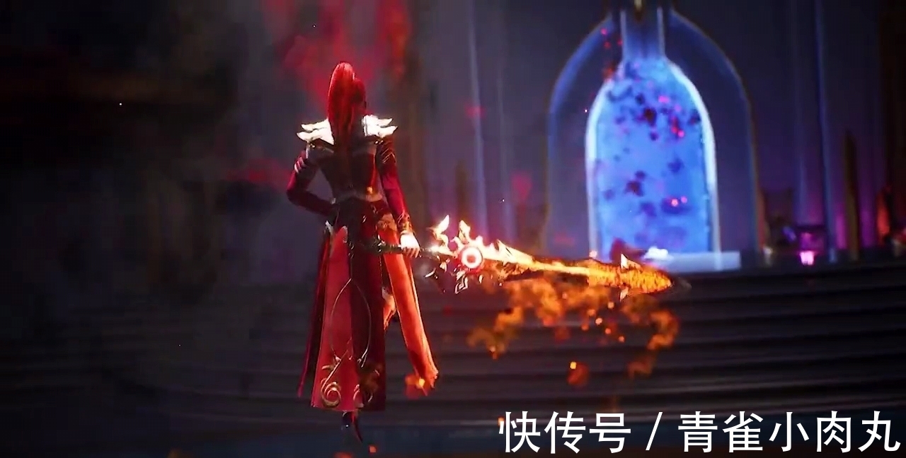 海神岛|斗罗大陆：唐三修罗神形象不仅帅还很霸气，神考就是为他量身定制