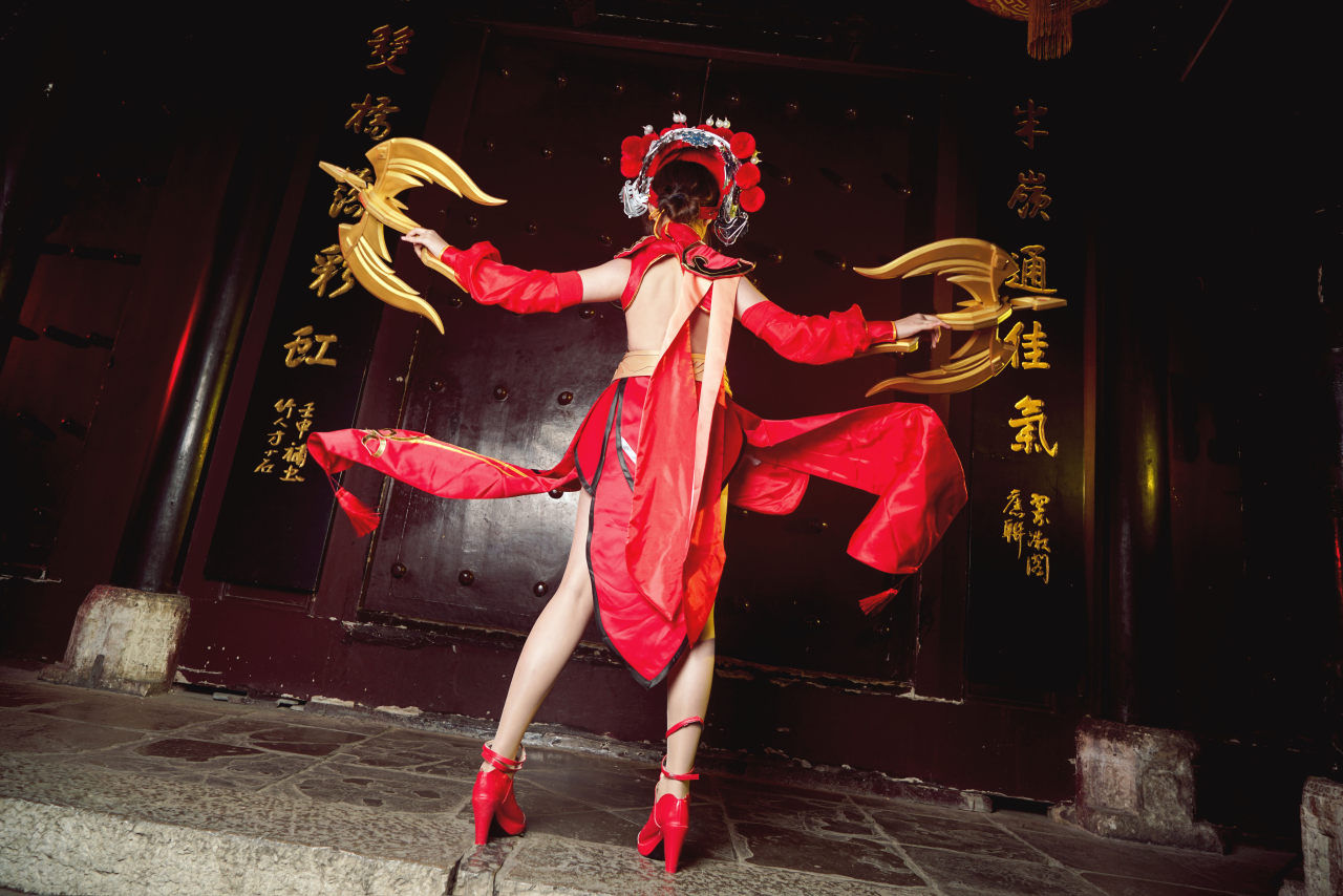 荣耀|王者荣耀 虞姬霸王别姬cosplay，妾随大王，生死无悔