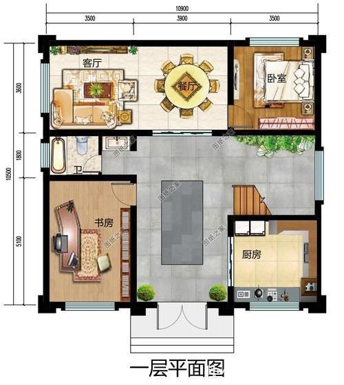 卧室|120平米左右农村小四合院设计,韵味十足,领略中式建筑的美