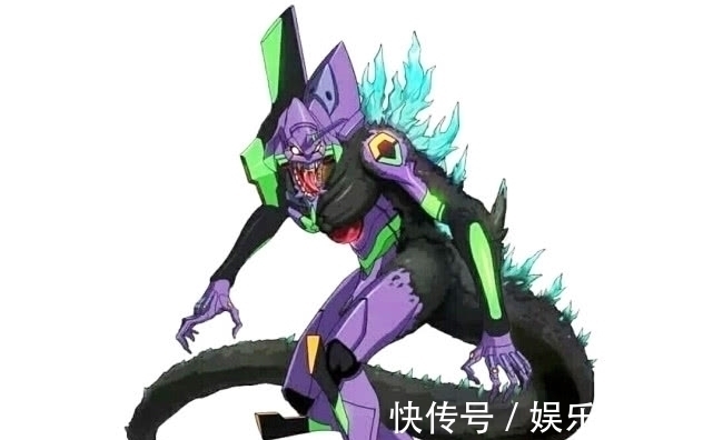 联动|当EVA融合哥斯拉基因,初号机化身暴龙,二号机显露恶兽本性