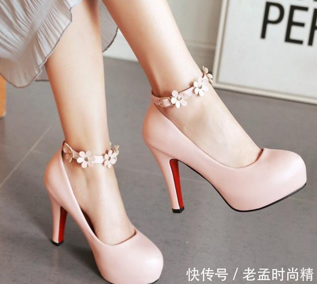 太漂亮|很甜美的高跟鱼嘴凉鞋,太漂亮了,穿起来完美又有女人味