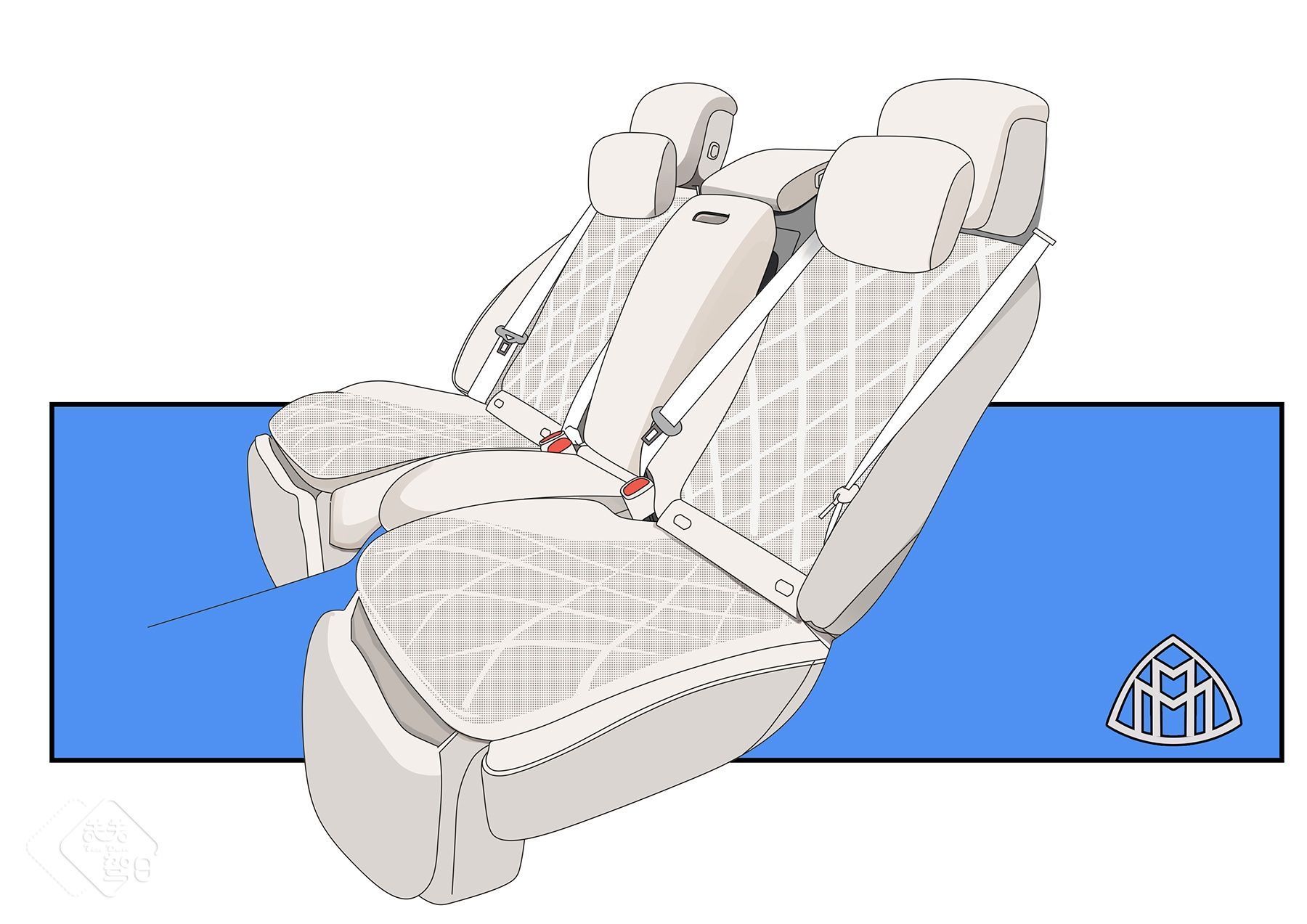 迈巴赫|关关驾日漫画日记 奔驰迈巴赫S480,150万的陆地奢华头等舱