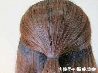 气质 发量少的妹子应该这样扎马尾,在最简单的发型上,才能体现气质