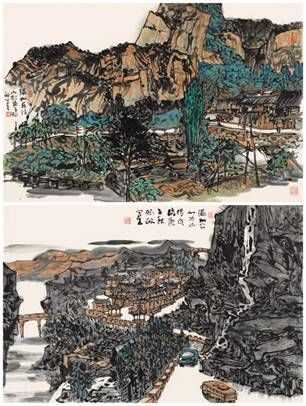 江山任性方多娇 著名画家周矩敏系列写生作品亮相