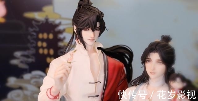 花花|《天官赐福》花怜超轻粘土,是灰灰画的贺图,可以当官方手办了!