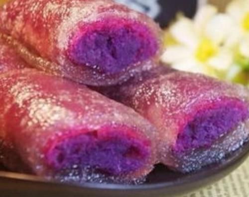 3个紫薯和1盒牛奶,在家就能做出颜值高的甜点,可爱精致口感软糯