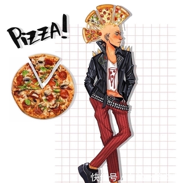 潮流|拟人化的食物你见过吗?草莓蛋糕穿起lolita,彩虹糖变身潮流女孩