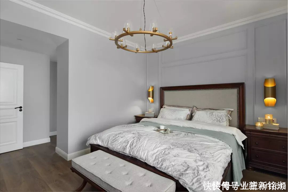 大房型想设计美式轻奢风格,187平的大平层这样设计,优雅高品质