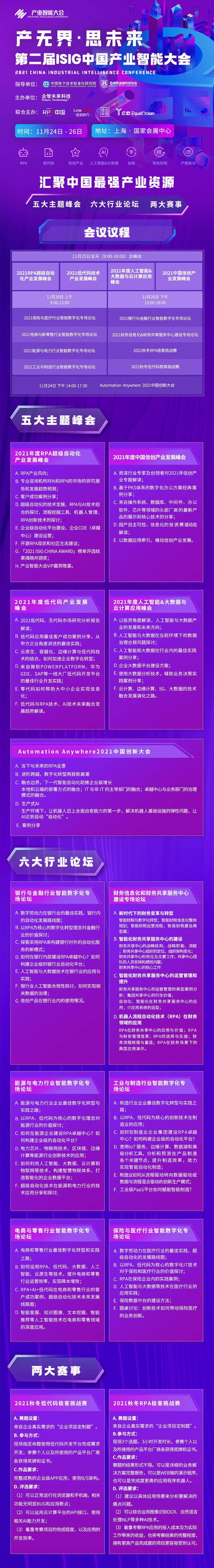 中国|2021 ISIG中国产业智能千人大会报名开启， 产业数字智能化的年度最大盛会！