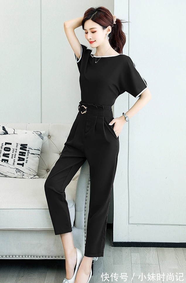 凸显|洋气的小脚裤,凸显大长腿,时尚女神范