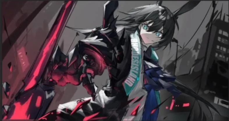  米娅|54张步骤图，带你绘制一个帅气的伪厚涂阿米娅