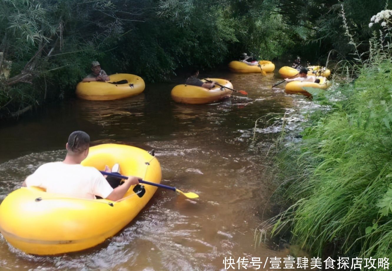 摩托|塞罕坝大杨树漂流草地摩托，幽深的小山谷，藏着夏天的清凉与刺激