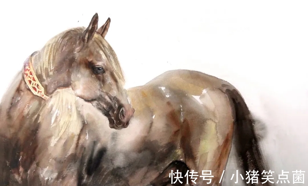 人观|他笔下的骏马,作品不落俗套,让人观之如闻其声