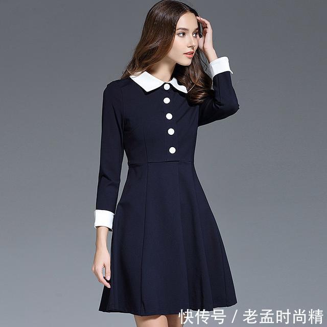圆领|优雅职业裙,演绎职场风云任翱翔