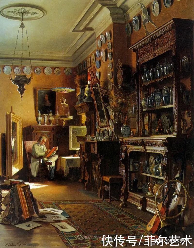 蒂奥多·|乡村生活~比利时画家蒂奥多·杰拉德油画作品欣赏