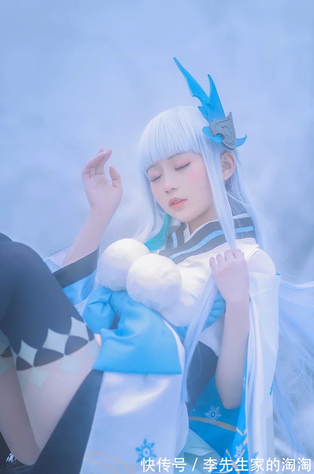 cos:阴阳师蝉冰雪女cos正片@修老虎