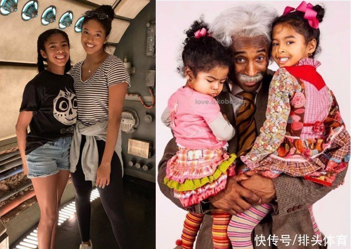 面对镜头|科比长女单手抱妹妹，悬殊17岁！等于半个妈妈，越来越像瓦妮莎