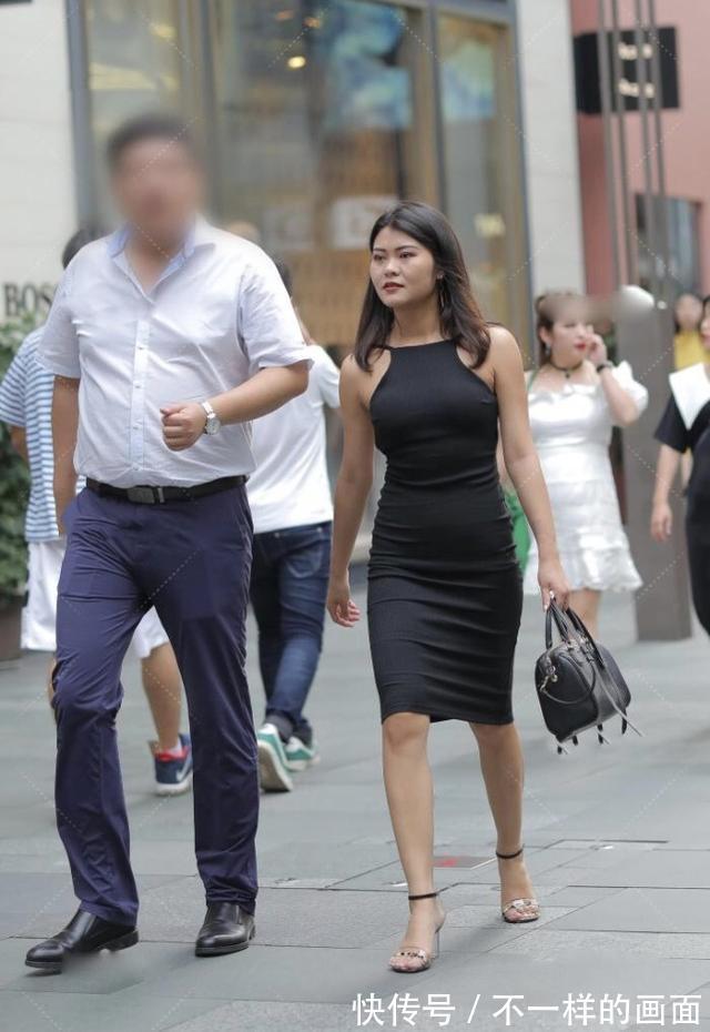 身裙|时尚白领穿搭黑色裹身裙，搭配束脚高跟，难怪在公司人气这么高