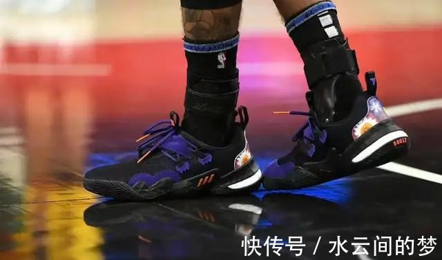 76人 NBA球员上脚哈登穿第六代签名鞋，史蒂芬森的and1很复古！