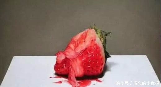 颗草莓|一颗“草莓”卖几十万元,画面放大后,网友:堪比蒙娜丽莎的微笑