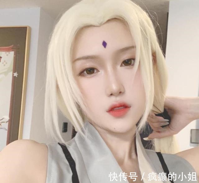 腐团儿|腐团儿又出“经典之作”COS纲手相似度百分百,这颜值颠覆认知