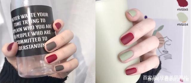 指甲|高级感超强的磨砂美甲,显白又显气质,哪个仙女不爱呢