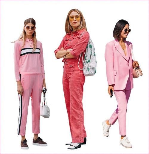 2021粉裤子潮流你跟了没？日杂穿搭灵感，增加温柔气质