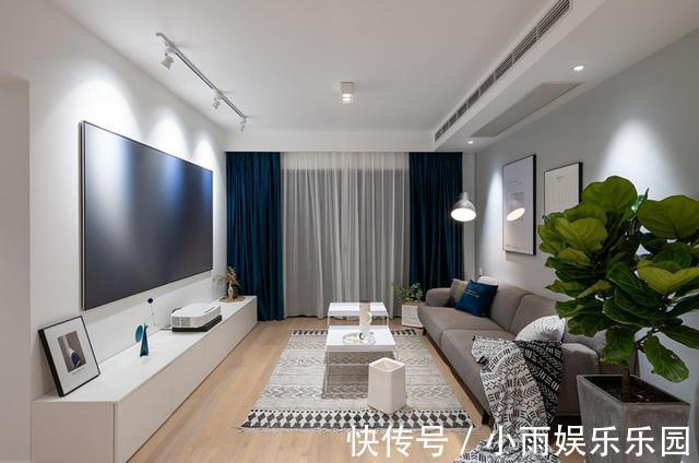 客厅|这是我见过最清爽的家，玄关干净有趣，客厅简约且足够舒适