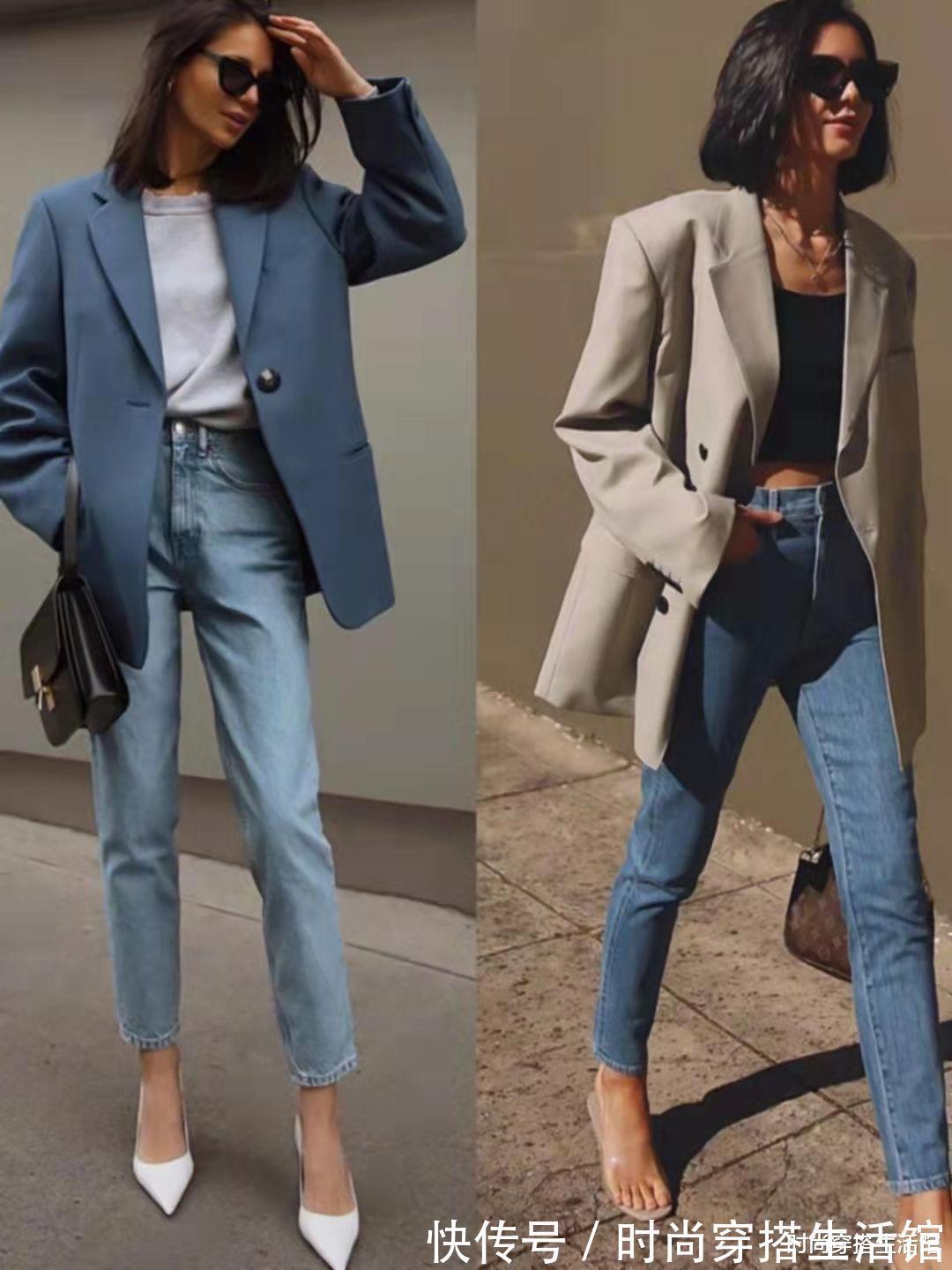 裤子|秋天穿“西服”下面搭什么?建议配这4种裤子,时髦又帅气