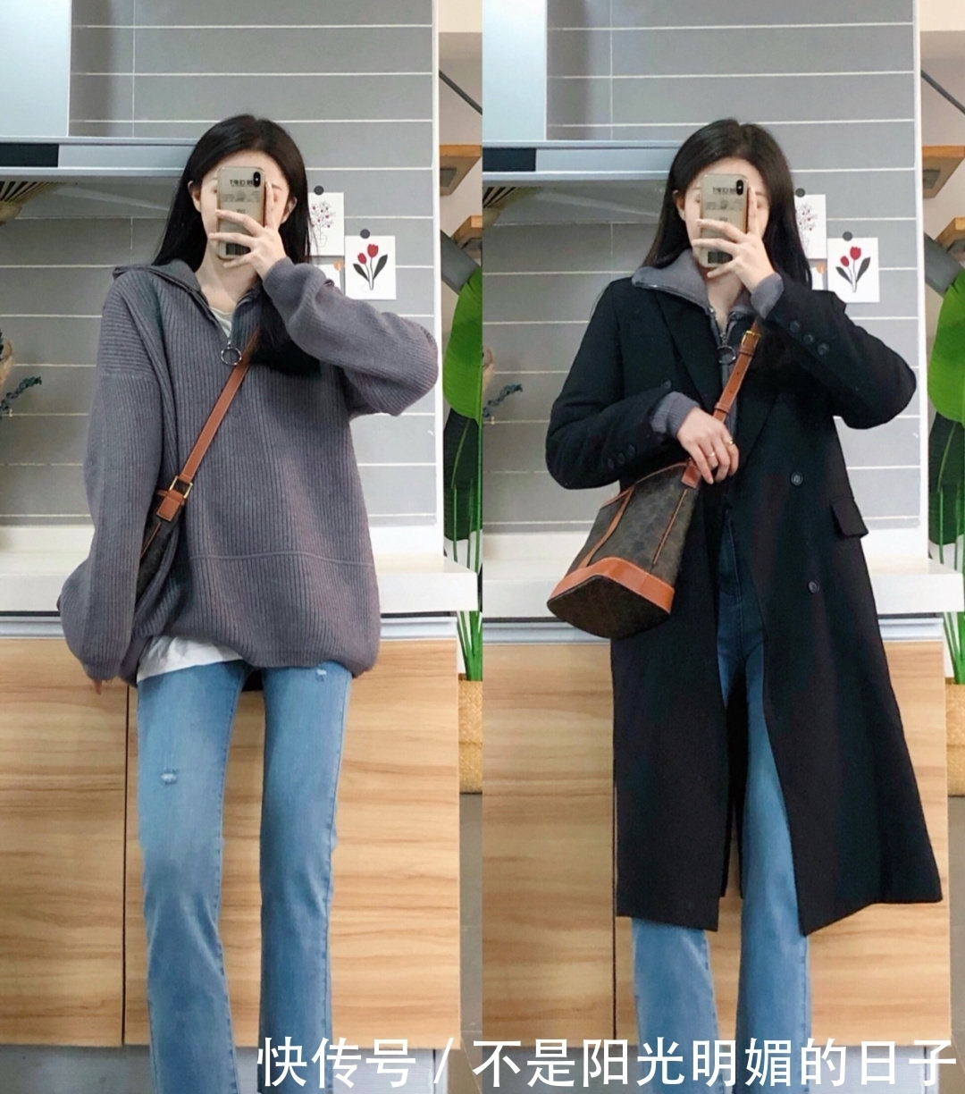 穿衣搭配女—冬季女生出街气质休闲带时髦感的穿搭