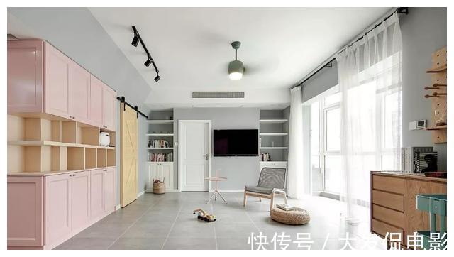 屋主|72㎡老破小改造,二孩妈妈打造梦幻学区房,超清新设计!