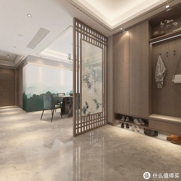 主卫|坚持装修中式风,效果出来后,真的很喜欢,一步一景,入户很惊艳