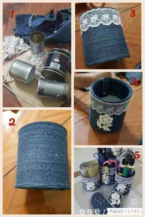 笔筒|奶粉罐、铁管能做些什么环保实用的变废为宝手工合集,附教程