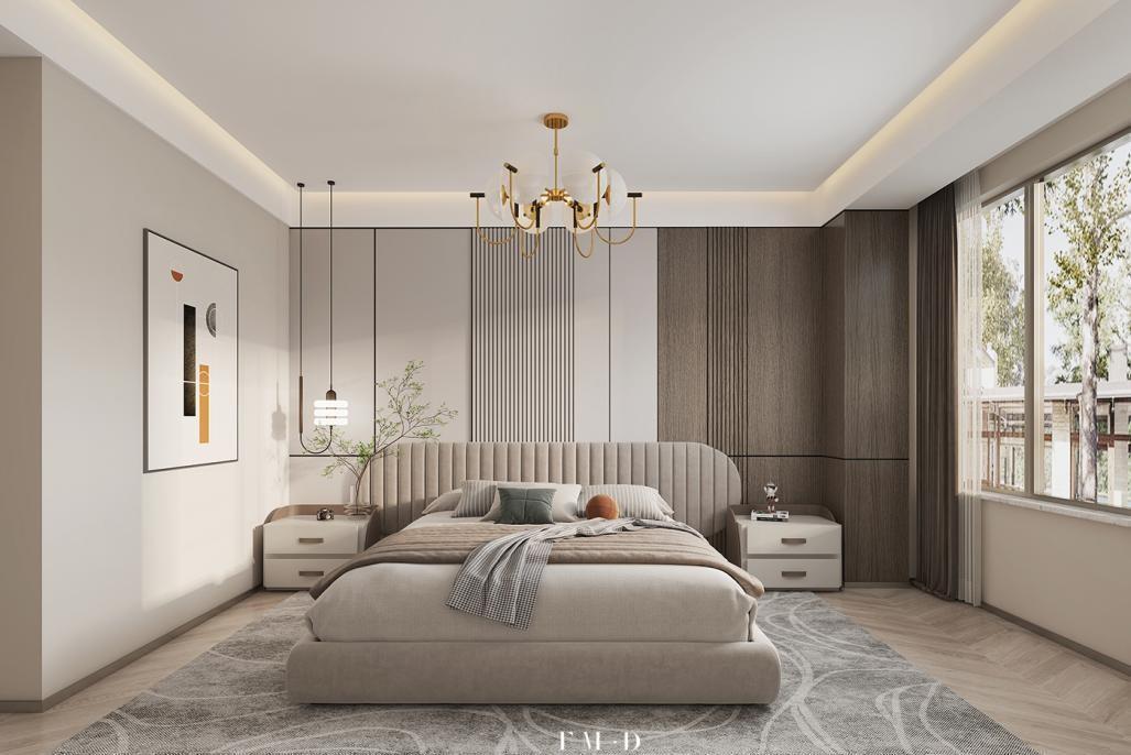 新中式|130㎡+顶楼54㎡的顶复式,没有红木与雕花的新中式,依然美到心底