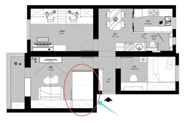 空间|客厅面积小空间难利用参考这3套经典案例，打造高效多功能客厅