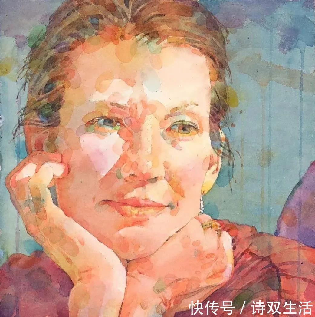 艺术学院&他笔下的人物生动活泼,色块叠加的恰到好处!