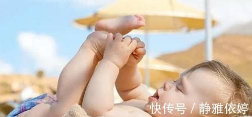 spf15|宝妈忘给孩子做防晒,早起带娃去海边玩,晚上带回俩“国际友人”
