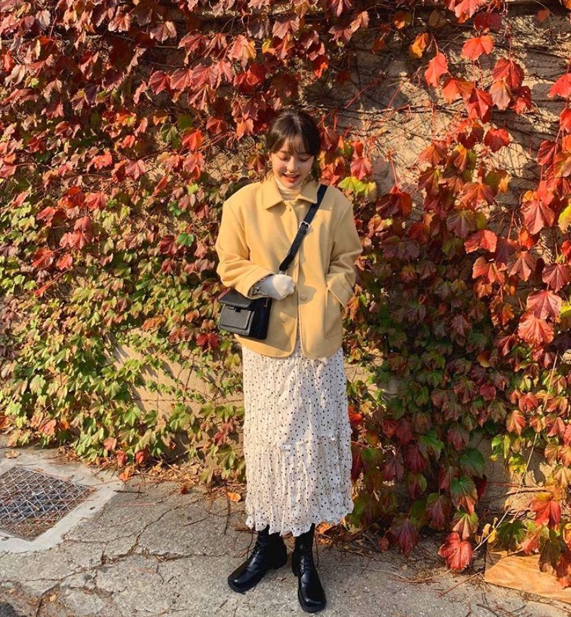 裙子 + 靴子 = 好看 + 洋气 ！