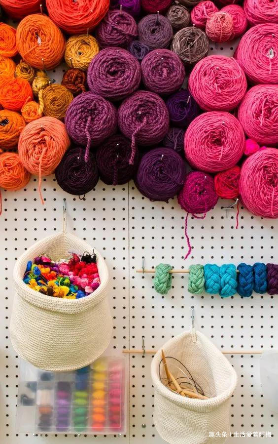 编织爱好者都喜欢的毛线收纳小妙招,不乱滚,不打结!
