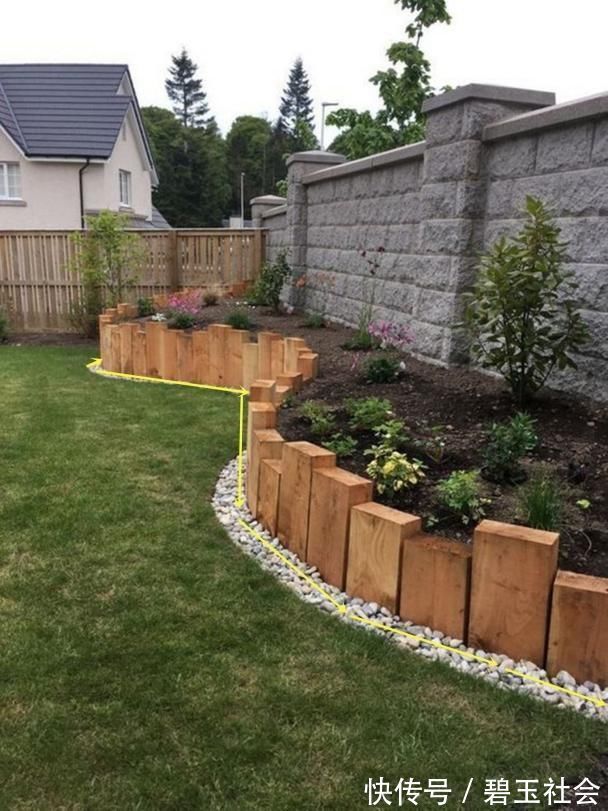 金属|羡慕邻居家后院，花坛不用砖垒，金属网包点石块堆堆，漂亮又独特