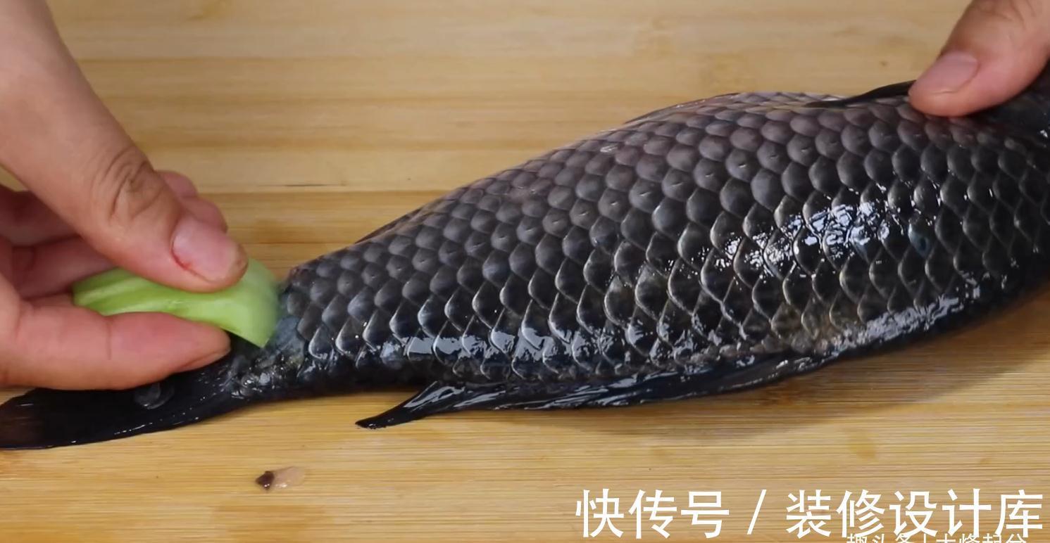 今天才知道,刮鱼鳞要加一个塑料袋,不飞溅不脏手,又快又干净