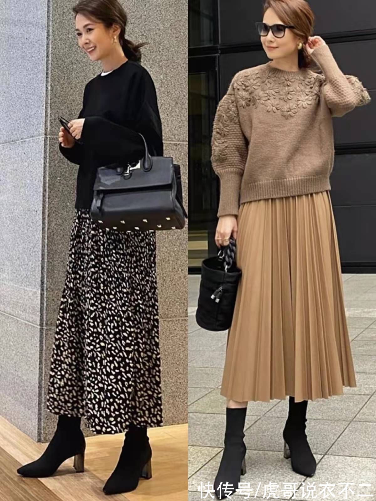 烟管裤 冬季别小瞧了“毛衣”,瞧日本主妇的优雅穿搭术,室内室外都好美