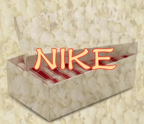 NIKE鞋子里居然有爆米花？！