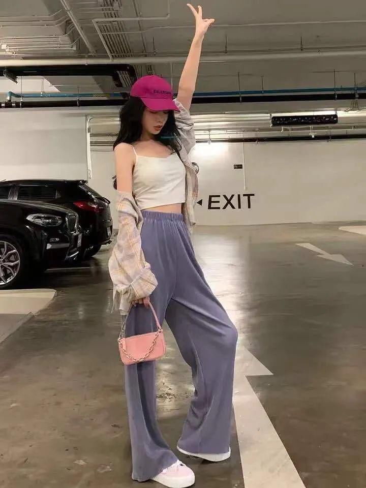 “阔腿裤”输惨了会藏肉的“云朵裤”也太显瘦了吧