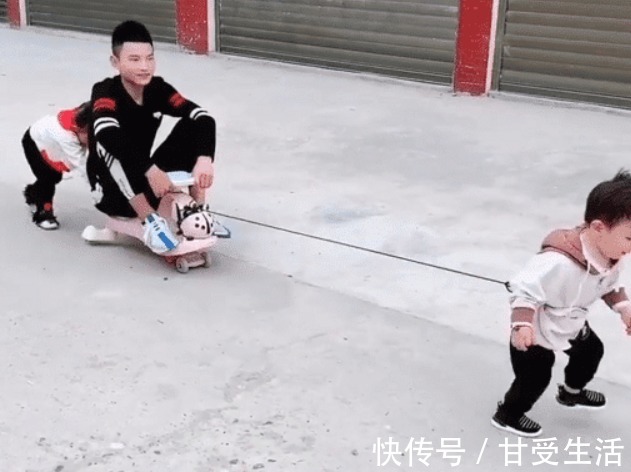 小葡萄|皮得很舅舅以大欺小，俩小外甥当牛做马，奶奶还有3秒抵达现场