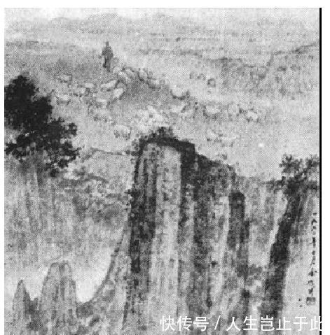 画家!1960年江苏画家创作的山水画 歌颂祖国的大好河山