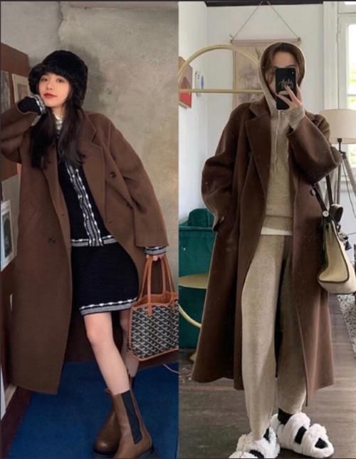 经典时髦的大地色“大衣”，教你这4种知性的穿搭，优雅显气质